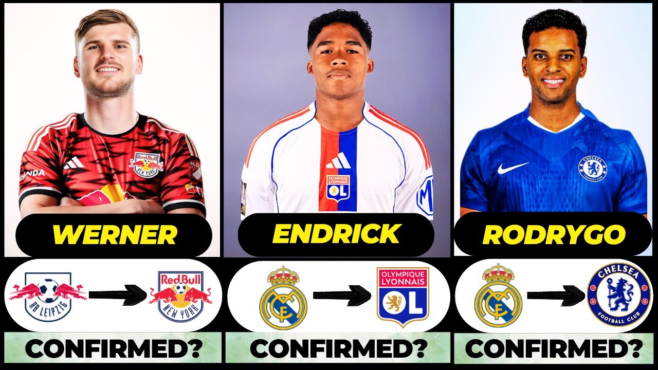 🚨 NEW CONFIRMED TRANSFERS & RUMOURS! 🚨🔥 ft. Endrick, Werner, Rodrygo... etc