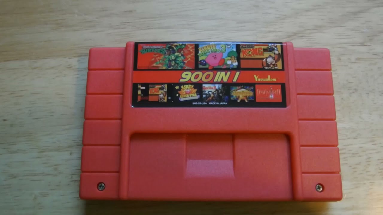 Обзор SNES Multicart 900-в-1