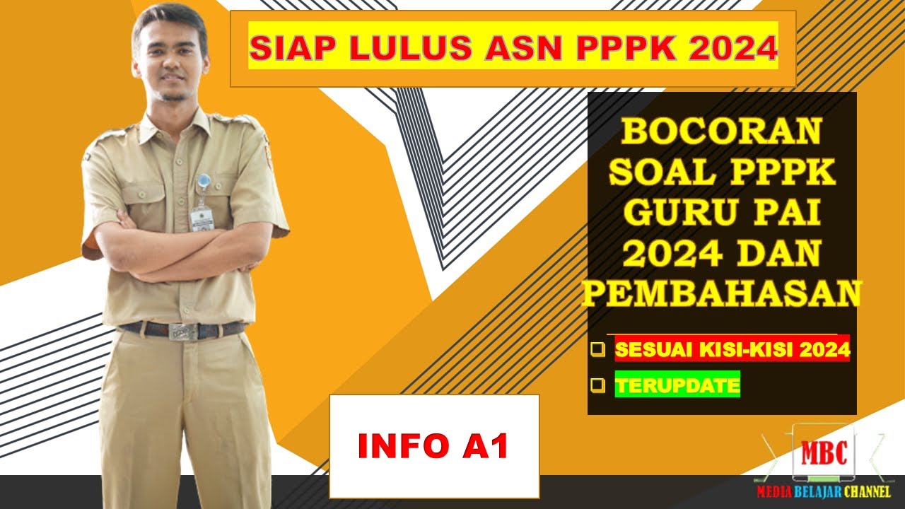 INFO A1 | PREDIKSI SOAL PPPK GURU PAI TAHAP 1 2024 FULL PEMBAHASAN