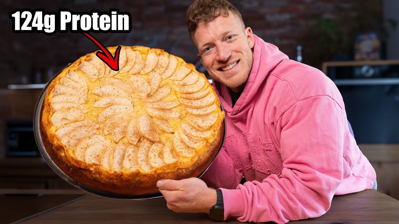 APFELKUCHEN wie von Oma nur mit 124g PROTEIN!