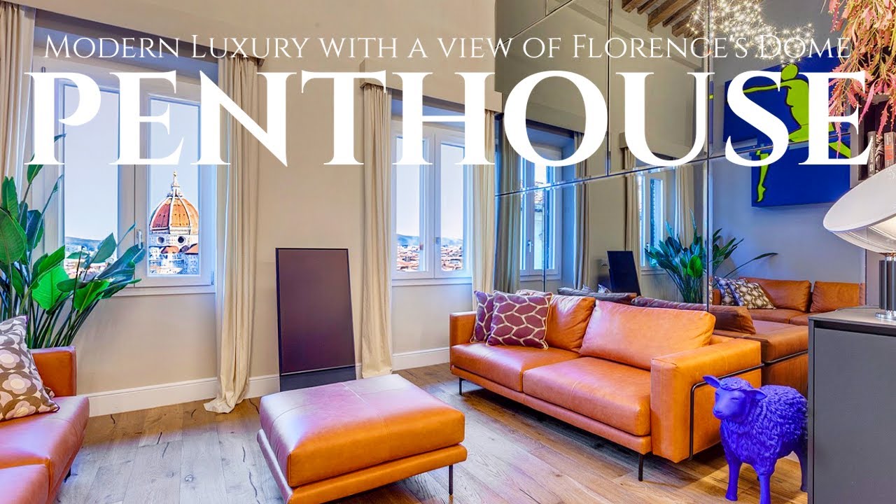 Touring a DESIGNER Penthouse in FLORENCE Overlooking the Renowned Dome | Lionard