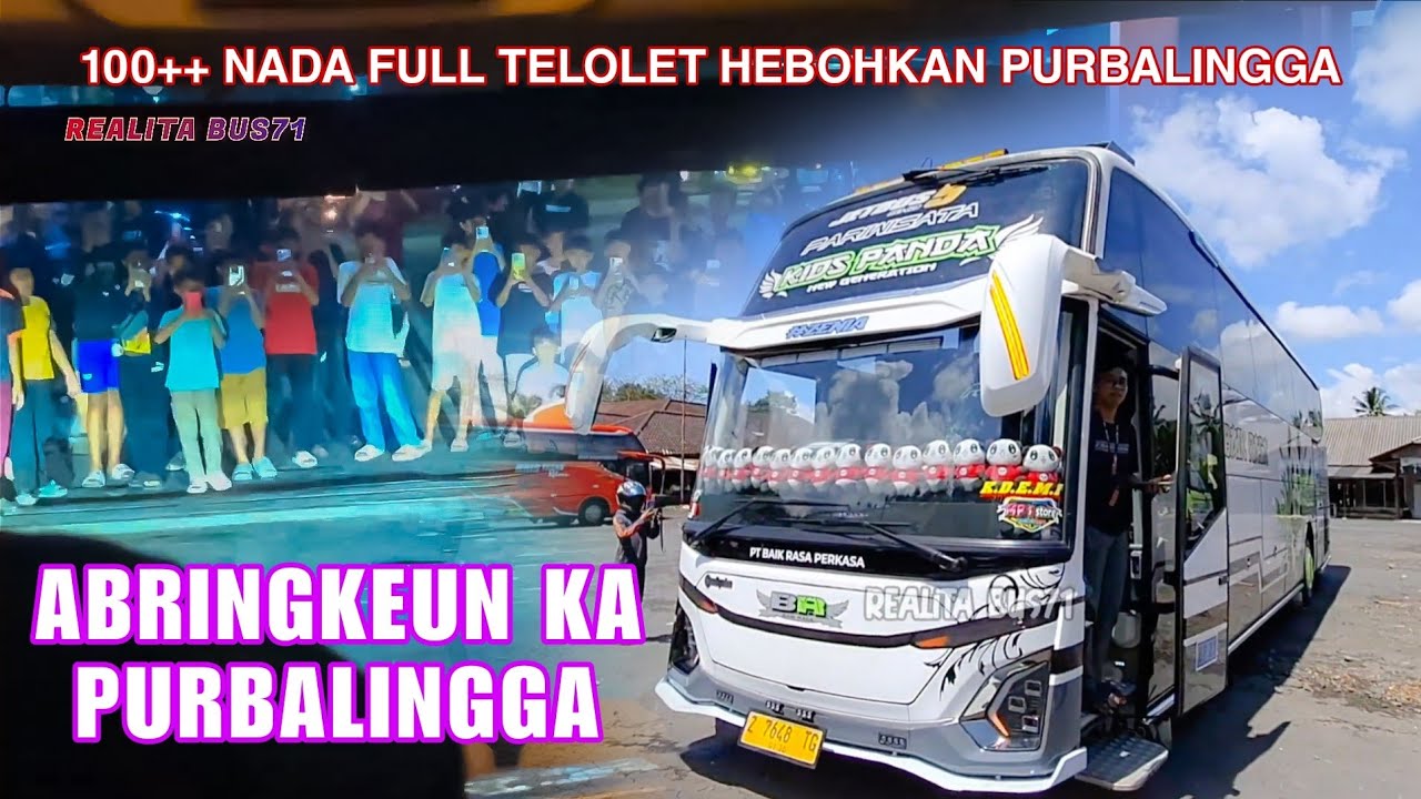 TRIP ABRINGKEUN PURBALINGGA BIKIN HEBOH BERSAMA KIDS PANDA‼️ Full Basuri 12Not || REALITA BUS71