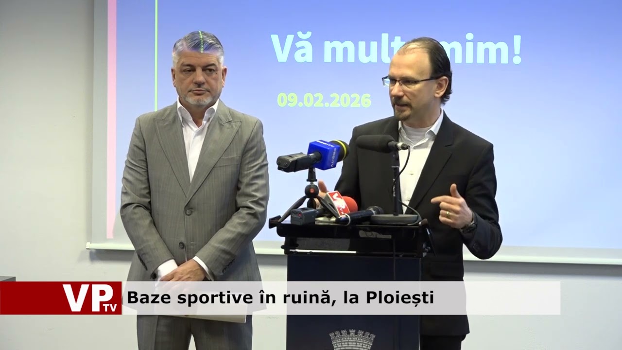 Baze sportive în ruină, la Ploiești