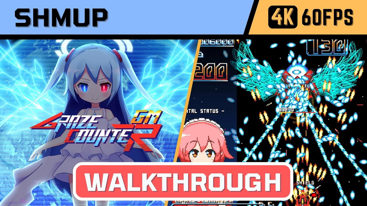 Graze Counter GM (Bikkuri Software, 2023) &ndash; Bullet Hell Shooter Walkthrough 🚀