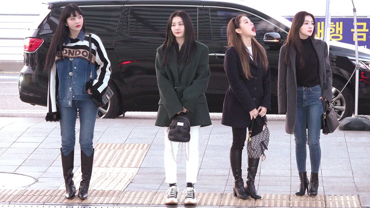 200110 레드벨벳(Red Velvet) 출국 ‘웬디 부상으로 4인체제 일본투어 떠나는 레드벨벳’ 직캠｜인천공항 · 비몽