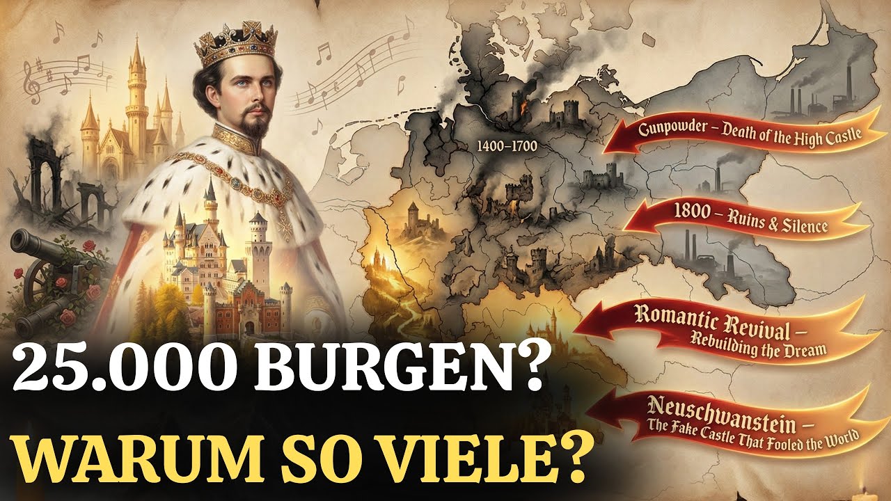 Warum hat Deutschland 25 000 Burgen? Schockierende Wahrheit | Deutsche Geschichte