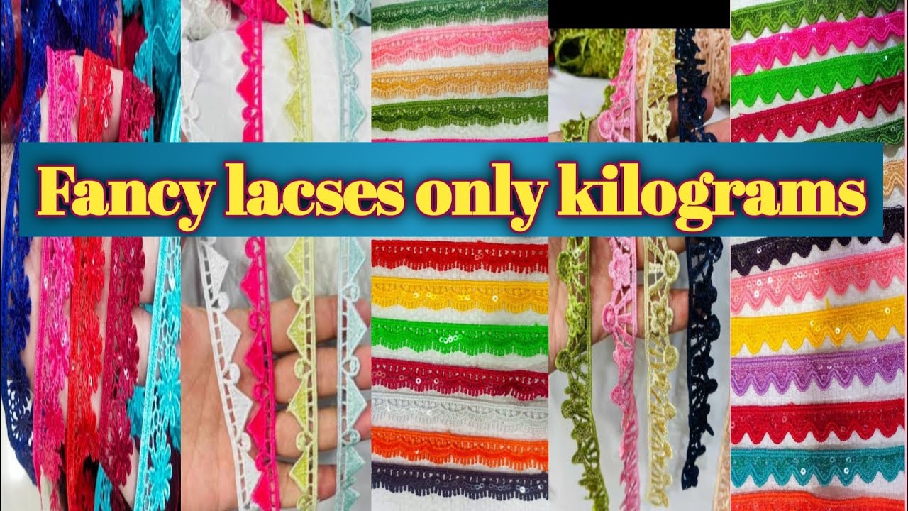 Fancy sitara lace|Wholesale fancy lace|china lace in kg| فینسی لیس
