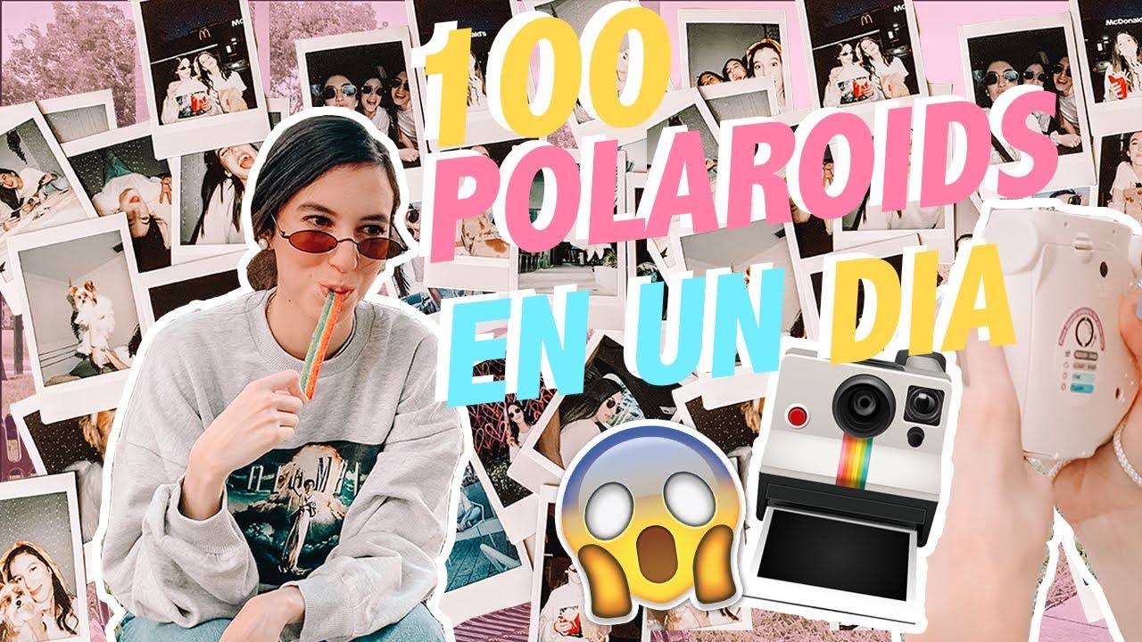 Intentamos Tomar 100 Fotos Polaroids en un Dia ♡Trillizas | Triplets