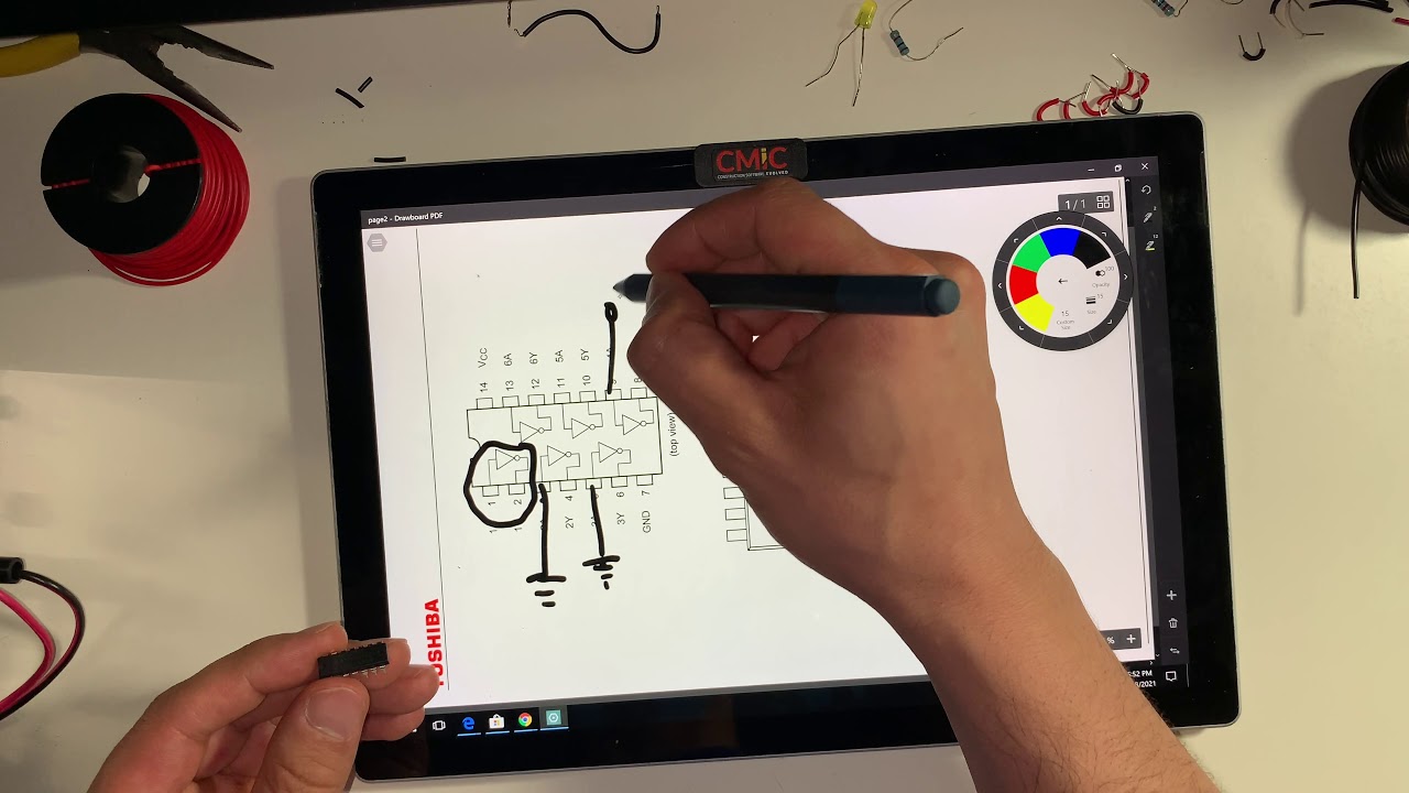 Introduction to Logic Gates  [Example of a basic NOT Gate Circuit]