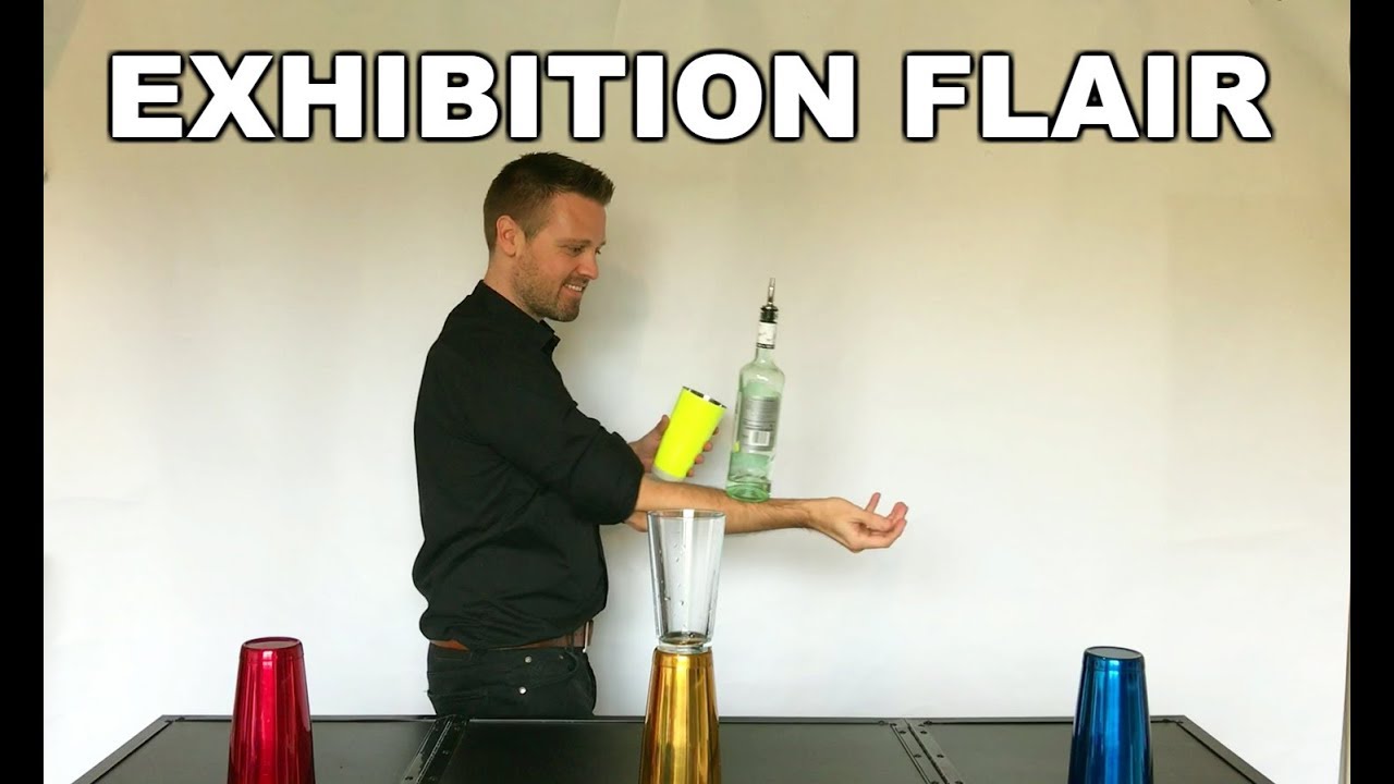 EXHIBITION FLAIR - Routine 10! Flair bartending video 14