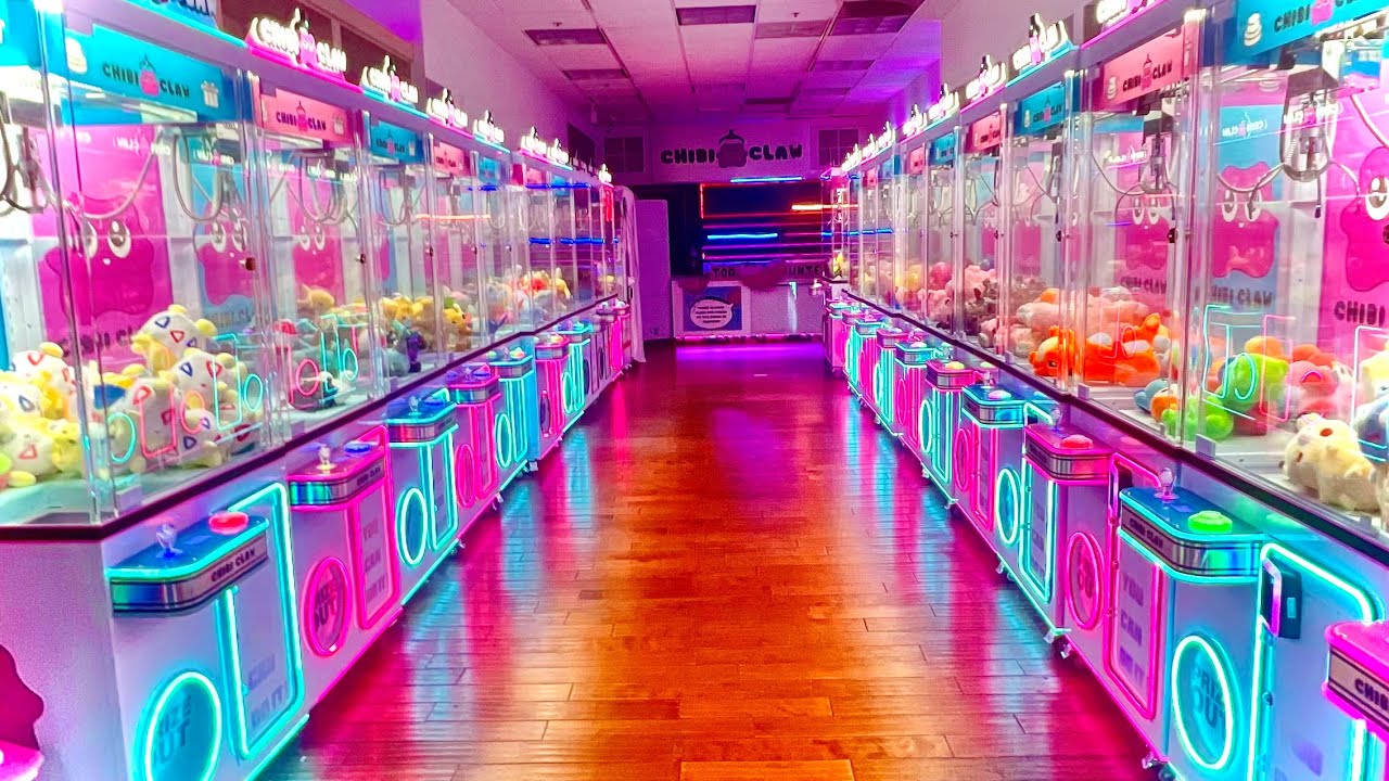 Lababu Claw Machine! Chibi Claw Machine Arcade Store Tour! (San Bernardino, California)