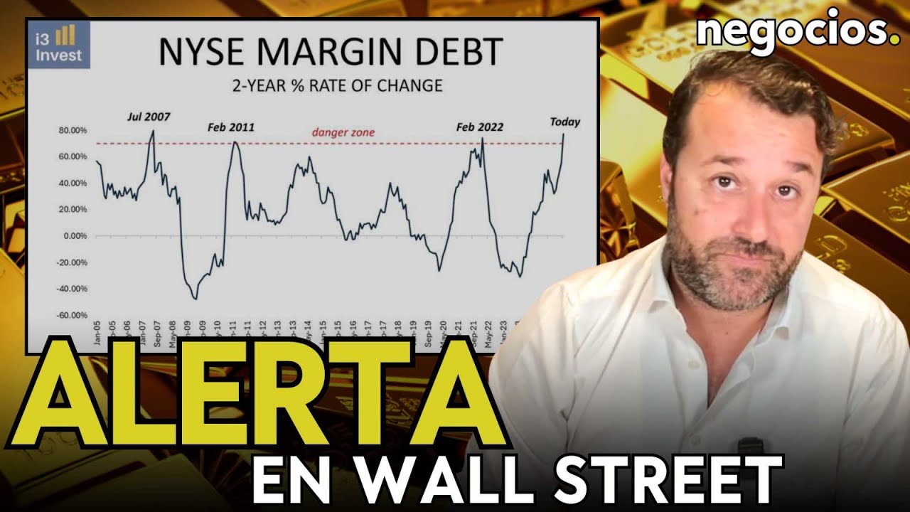 Alerta en Wall Street: el Margin Debt marca niveles de burbuja y anticipa una corrección inminente