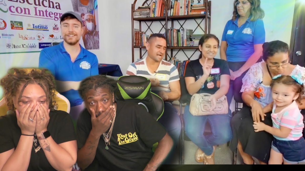 *GIRLFRIEND CRIED* FIRST TIME WATCHING | MrBeast 1,000 Deaf People Hear For The First Time Reaction