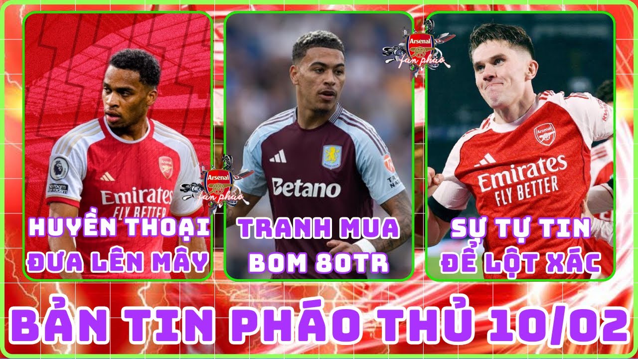 TIN ARSENAL 10/02: TRANH MUA BOM TẤN 80TR BẢNG ROGERS, TIMBER ĐƯỢC ĐƯA LÊN MÂY, GYOKERES ĐÃ TỰ TIN