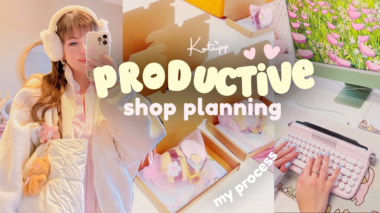STUDIO VLOG ✿ How I Plan & Organise My Art Products | My Productivity Blueprint