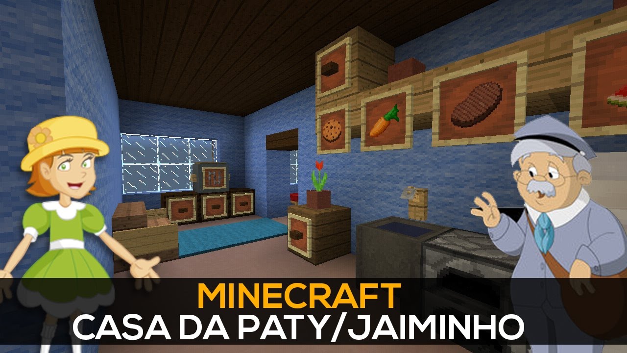 Minecraft Vila do Chaves #05- A Casa do Jaiminho/Paty!!!!