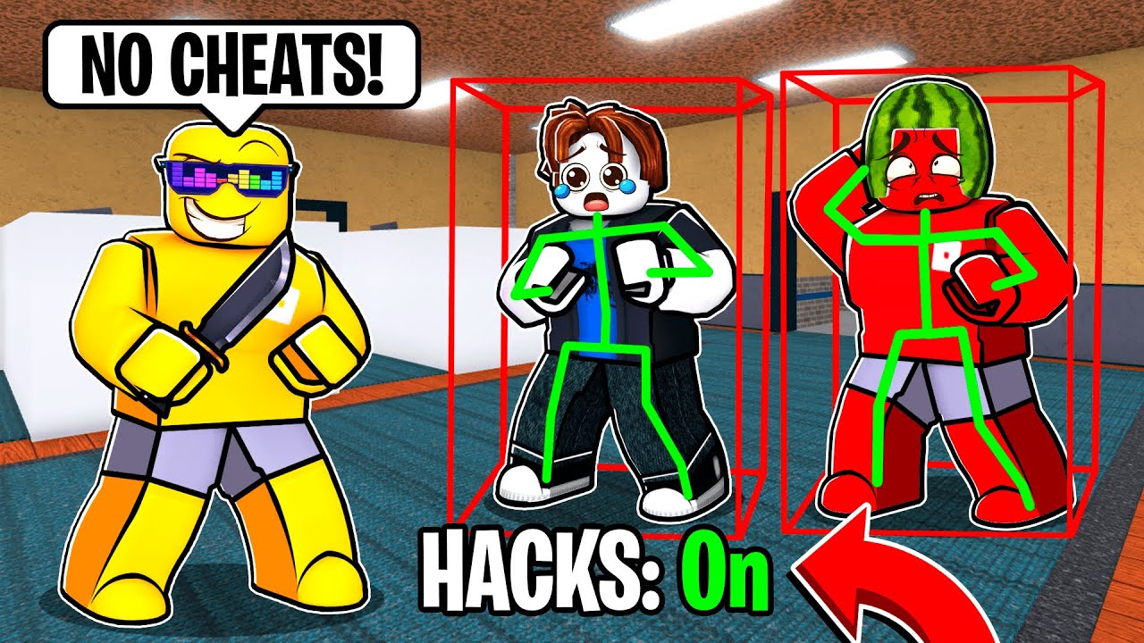 Meeting a HACKER In Murder Mystery (FUNNY MOMENTS)
