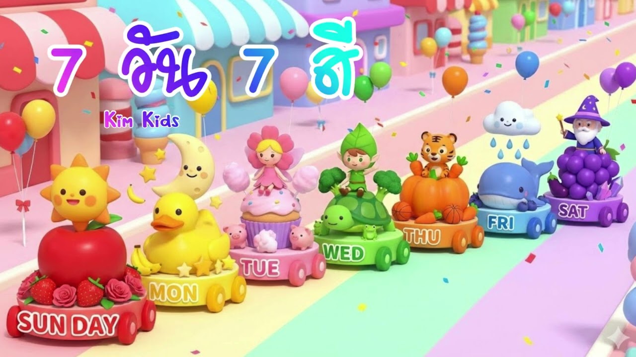 เพลง: 7 วัน 7 สี (Colors of the Week )  