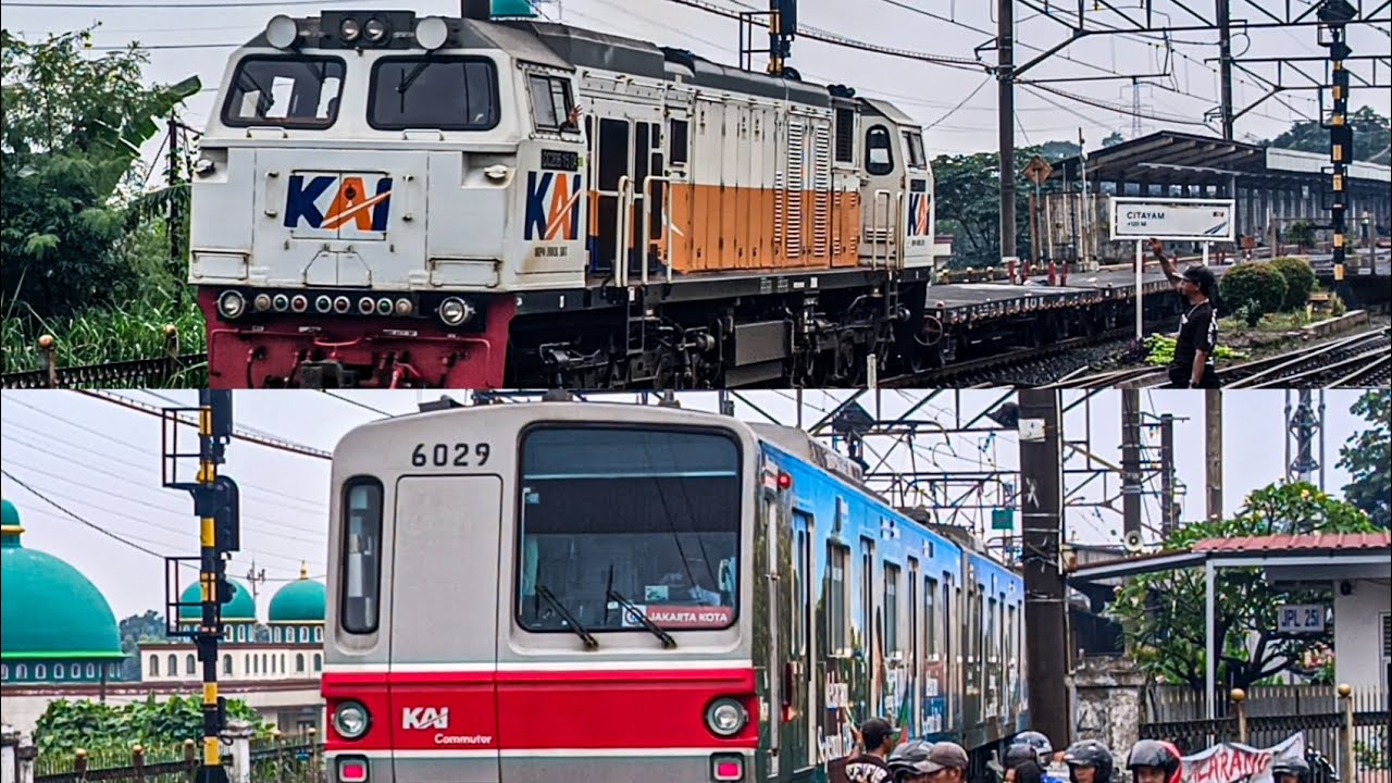 Hunting Singkat di PJL 25i Citayam,Ada Poncol Nambo,TM 6029,INKA 16/02/2026#kai #keretaapi #train   