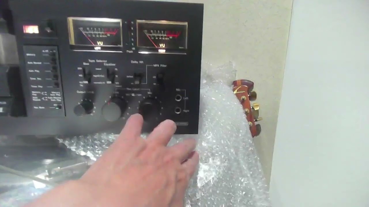 SANSUI SC-77　買いました　カセットデッキ