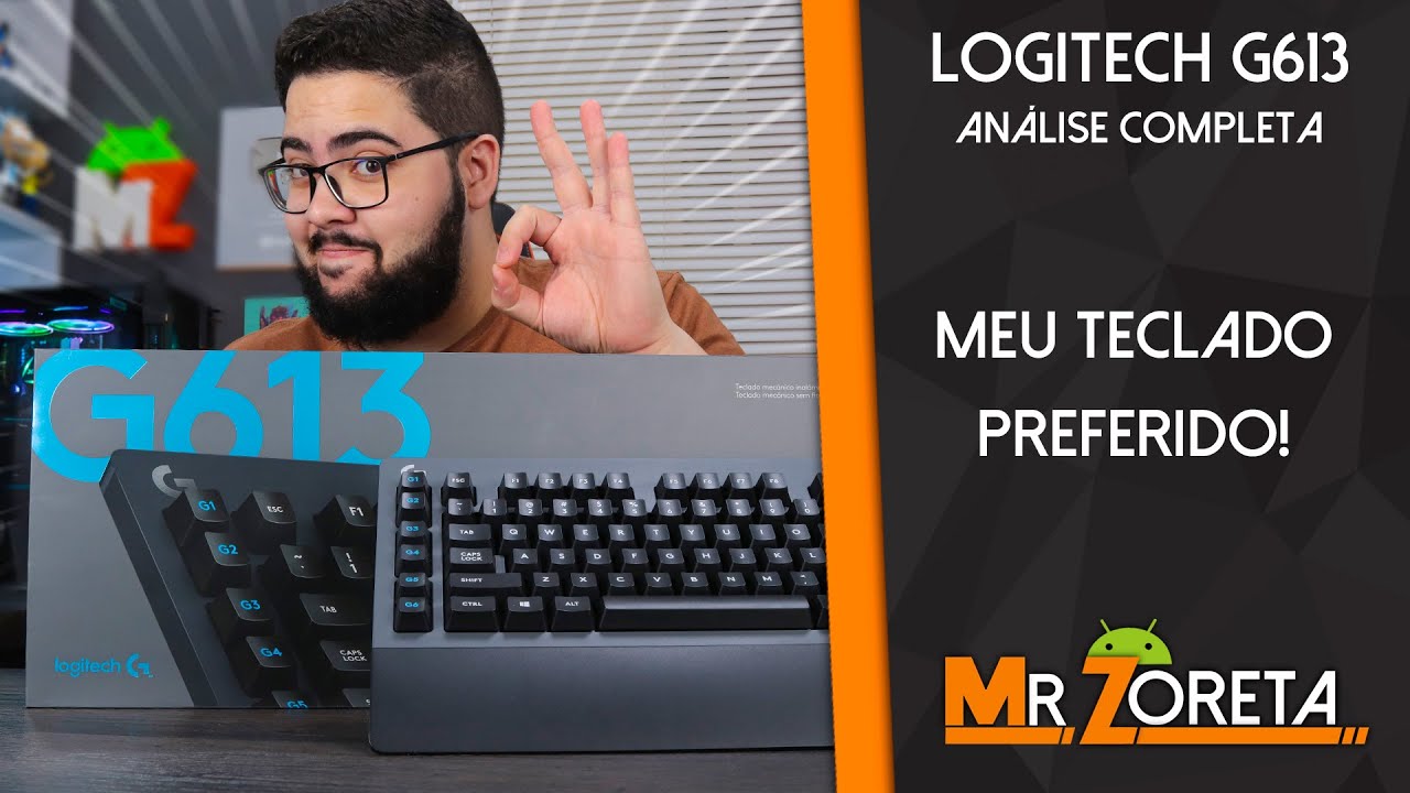 Logitech G613 - O Melhor Teclado para Produtividade! 6 Teclas Extras e 1 ano de bateria! Análise