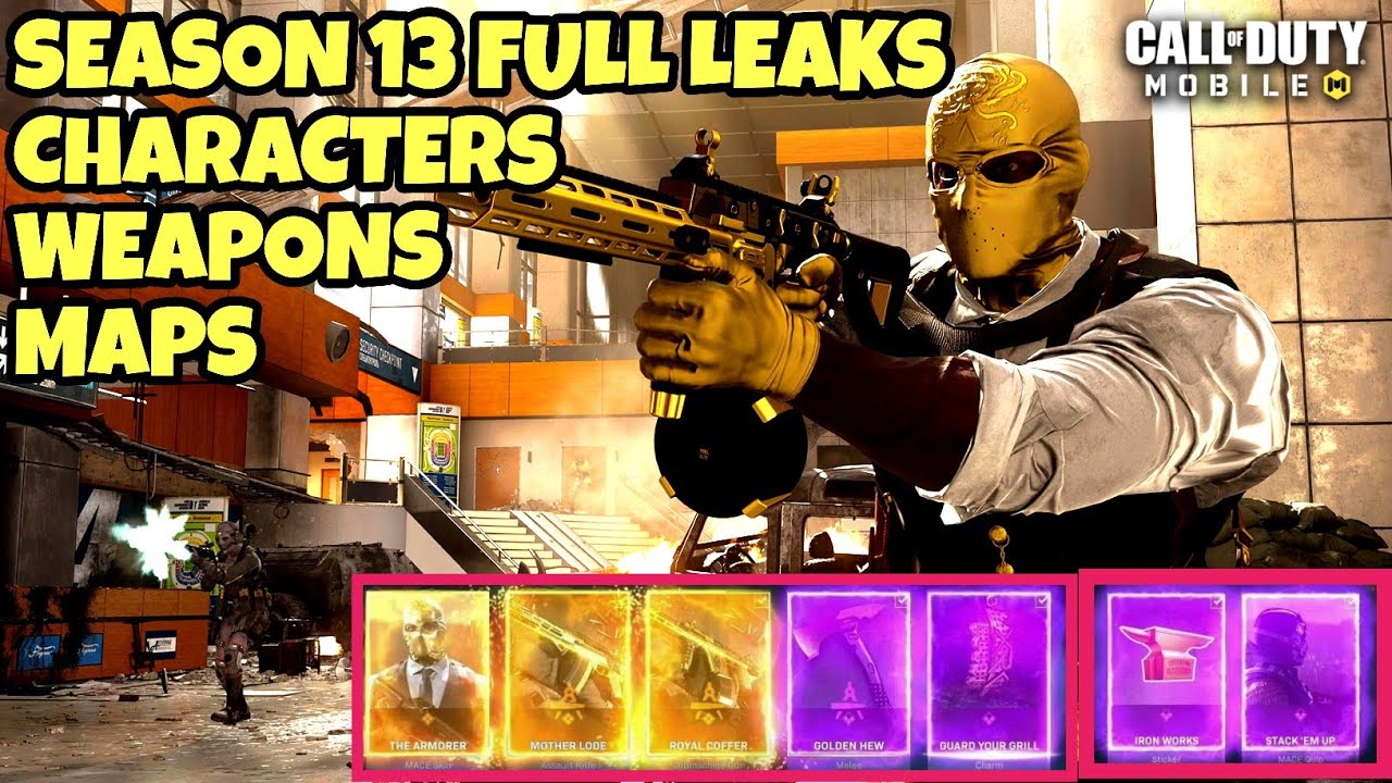 SEASON 13 FULL LEAKS Maps Weapon Character Leaks Cod Mobile | Cod Mobile S13 Leaks | TAP AROUND