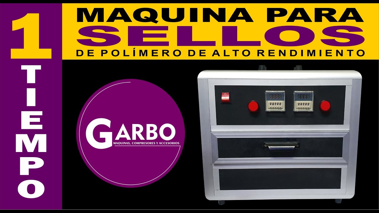 MAQUINA PARA SELLOS DE 1 TIEMPO