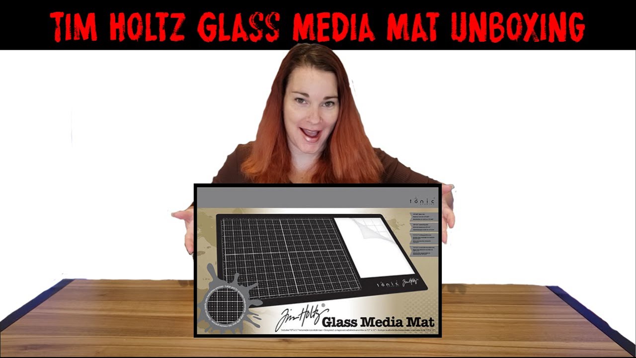 Tim Holtz Glass Media Mat Unboxing