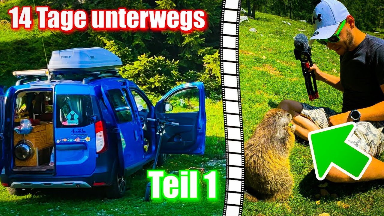 🤩ENDLICH WIEDER CAMPEN mit dem DACIA MINICAMPER  [F.1] Unterwegs in den ALPEN