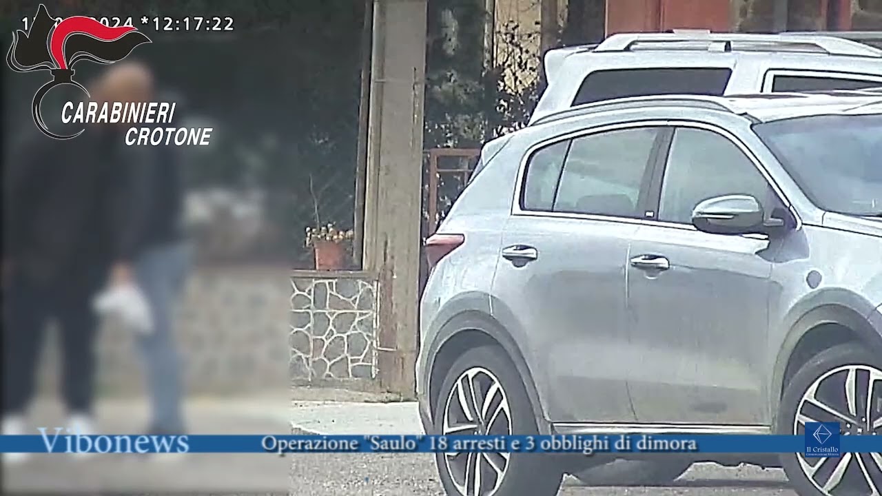 Operazione Saulo 18 arresti e 3 obblighi di dimora