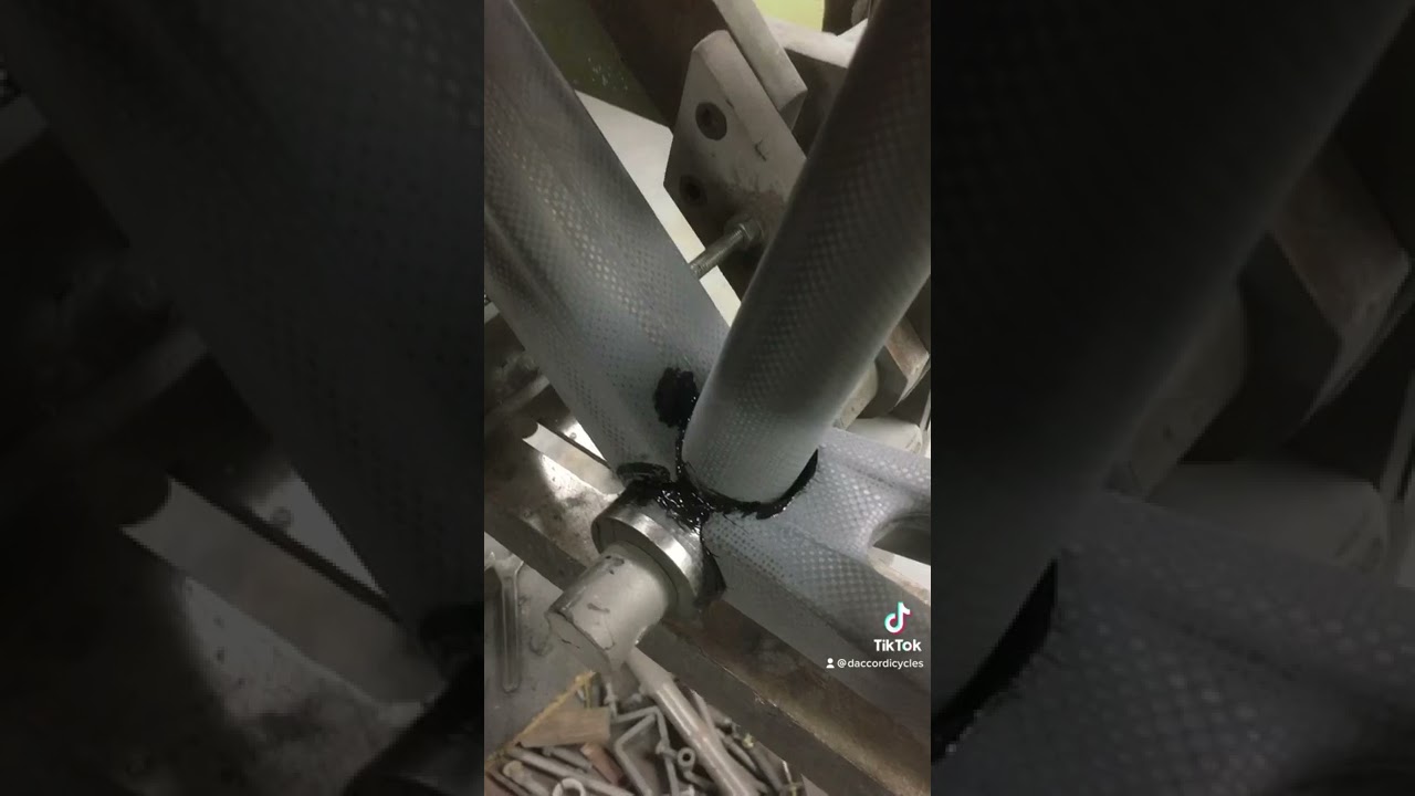 A carbon bike frame handmade in Italy by Daccordi - how we give shape  and the right size and angles