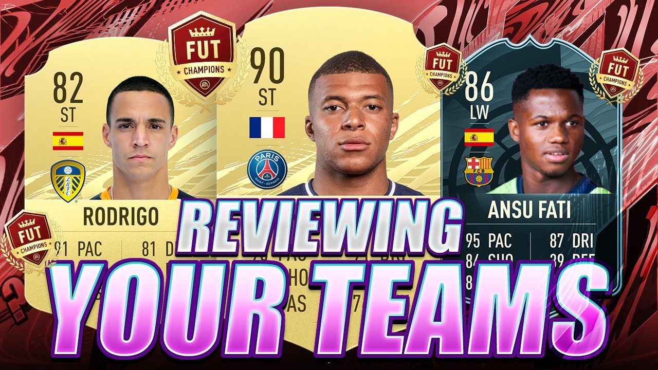 I RATE YOUR TEAMS! FUT CHAMPIONS SQUADS! #FIFA21 ULTIMATE TEAM