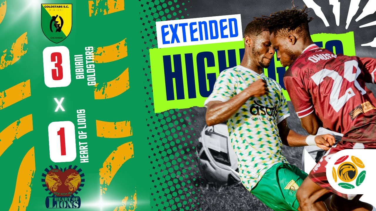 EXTENDED HIGHLIGHTS | Bibiani Gold Stars 3-1 Heart of Lions | GPLMW6