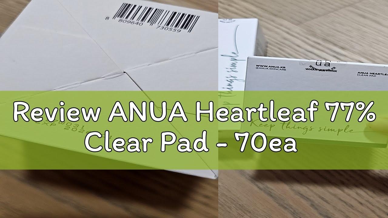Review ANUA Heartleaf 77% Clear Pad - 70ea
