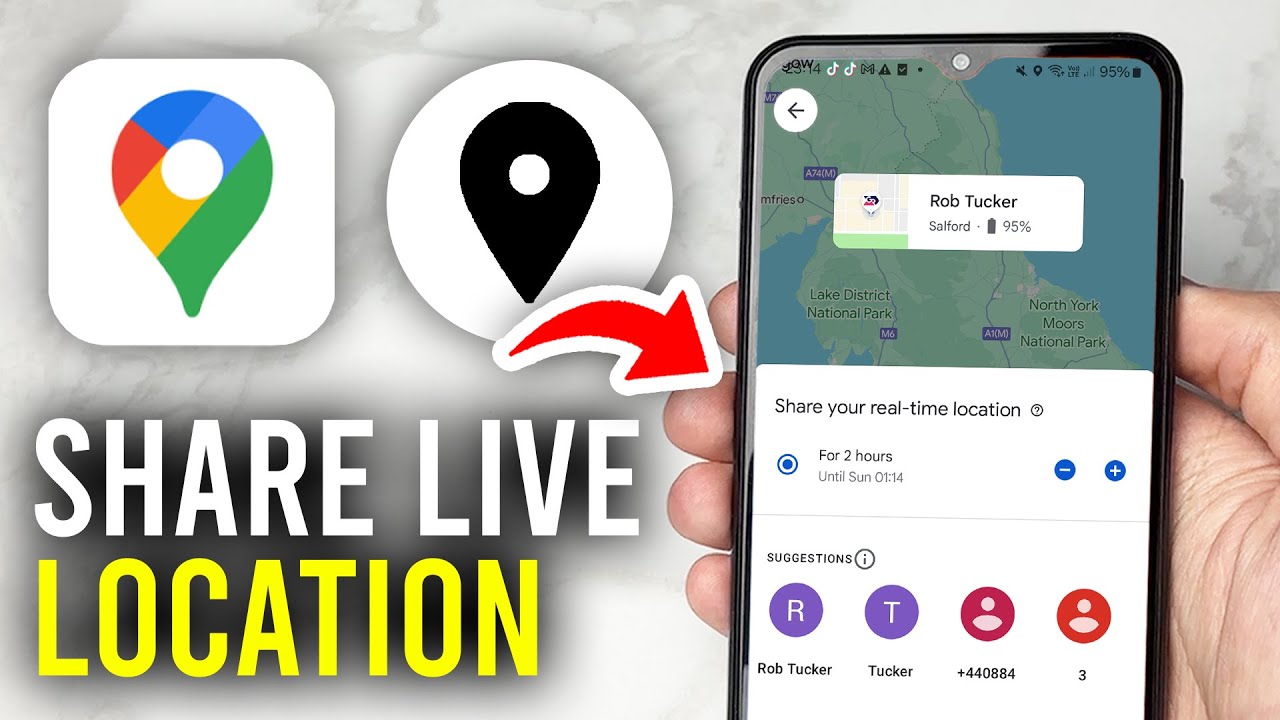 How To Share Live Location On Google Maps - Full Guide