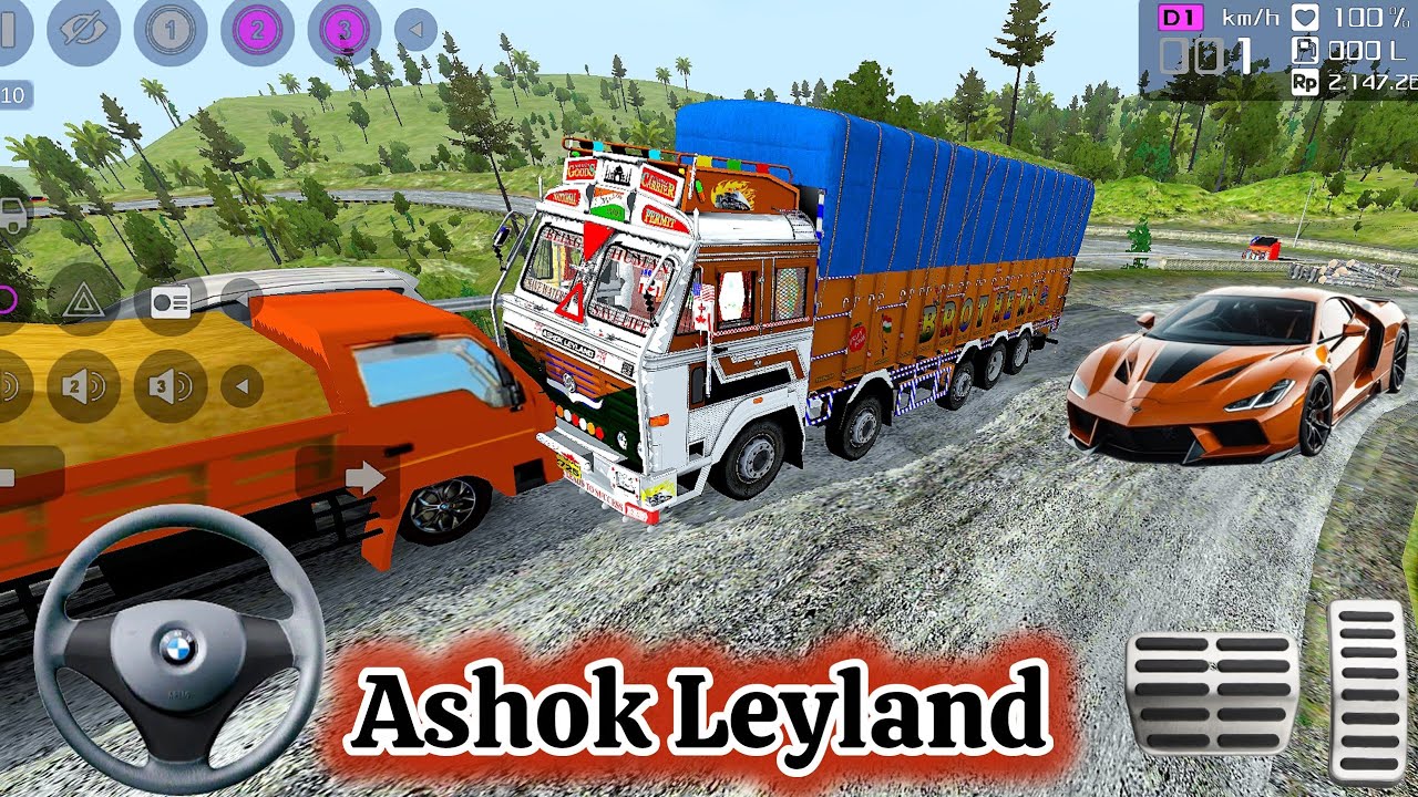 Ashok Leyland Truck Driving Multiaxle | Sajji Gamerz 