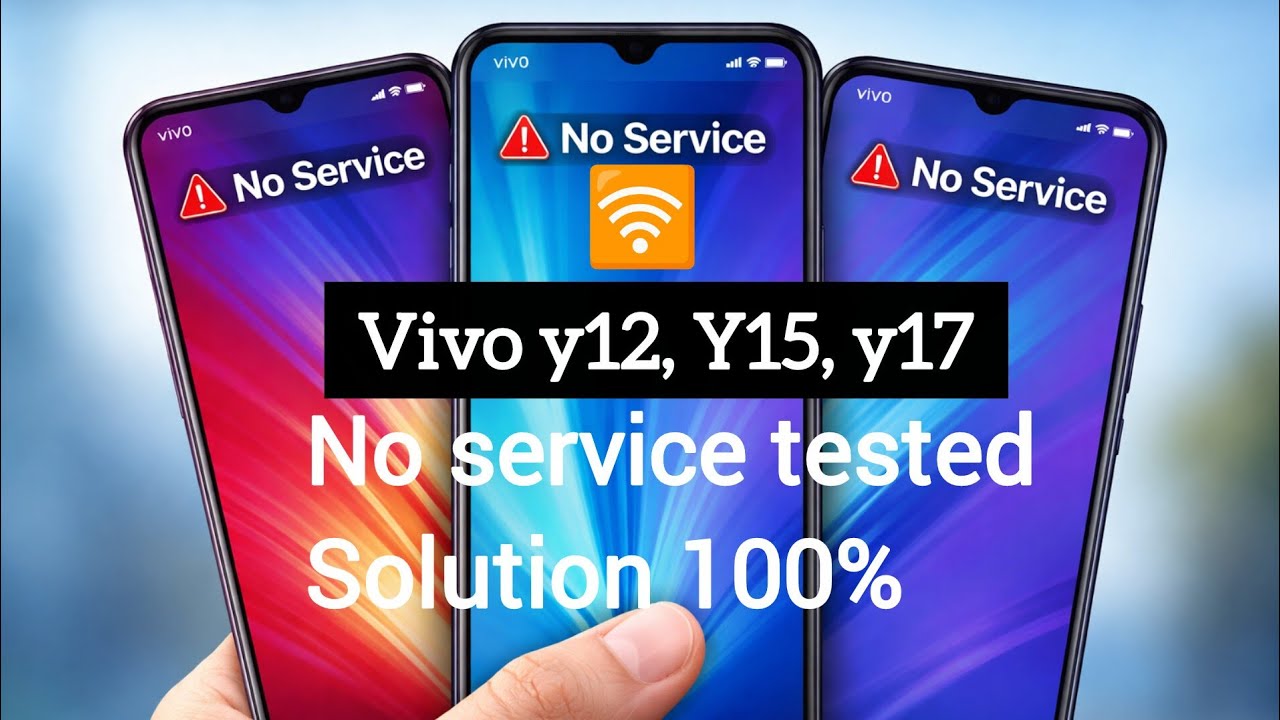Vivo Y12,Y15, Y17 No Service & Baseband Unknown Problem Solution | 100% Working