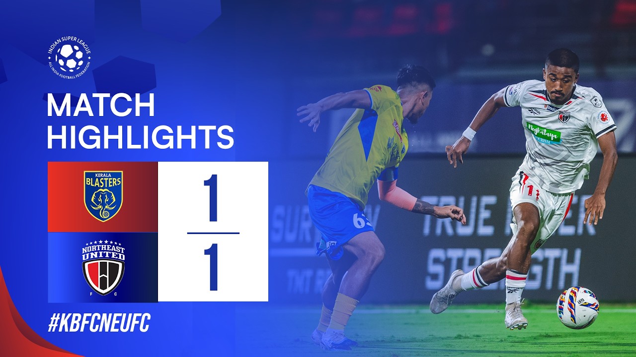GW 9 Highlights | Kerala Blasters FC 1-1 NorthEast United FC | ISL 12