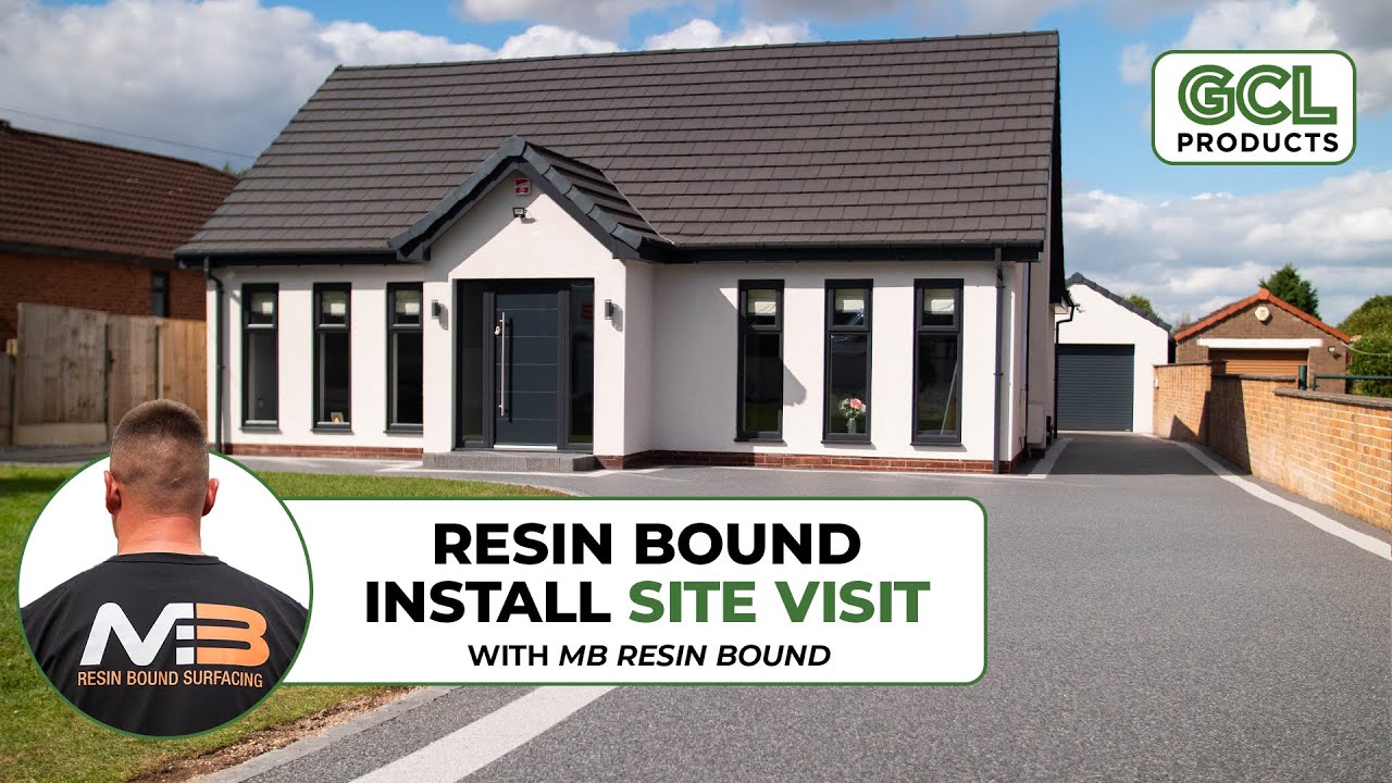 Marble Resin Bound Driveway Installation by MB Resin Bound Surfacing