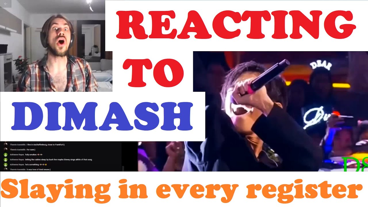 REACTING TO DIMASH SLAYING IN EVERY REGISTER!