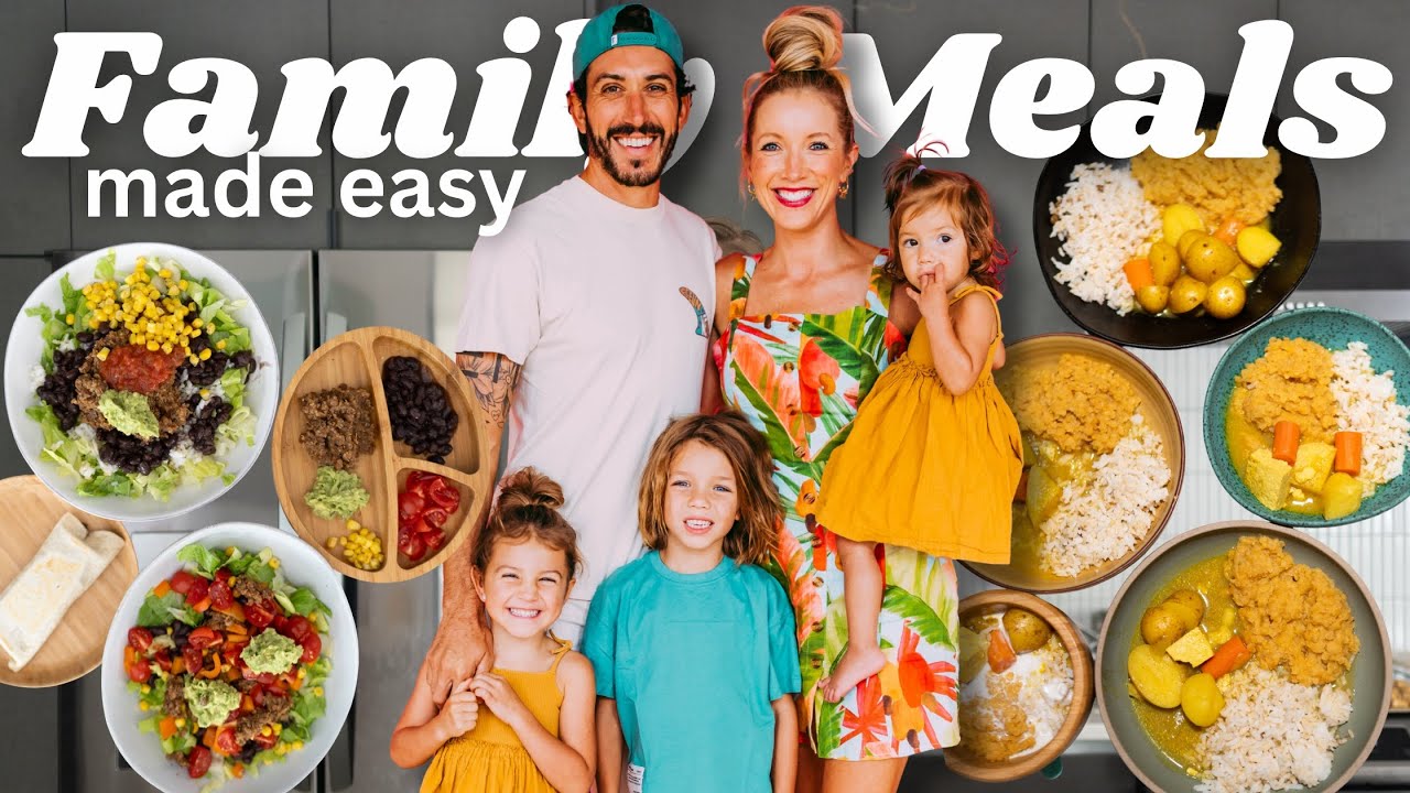 🌿 What My Plant-Based Family Eats in a Day (Same Meals, Different Ways!)