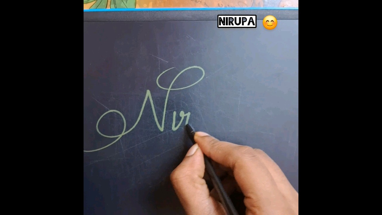Nirupa 🤩Name design sign ✍️ #namesignature #cursive #calligraphy #sign #Nirupa #signaturestyle