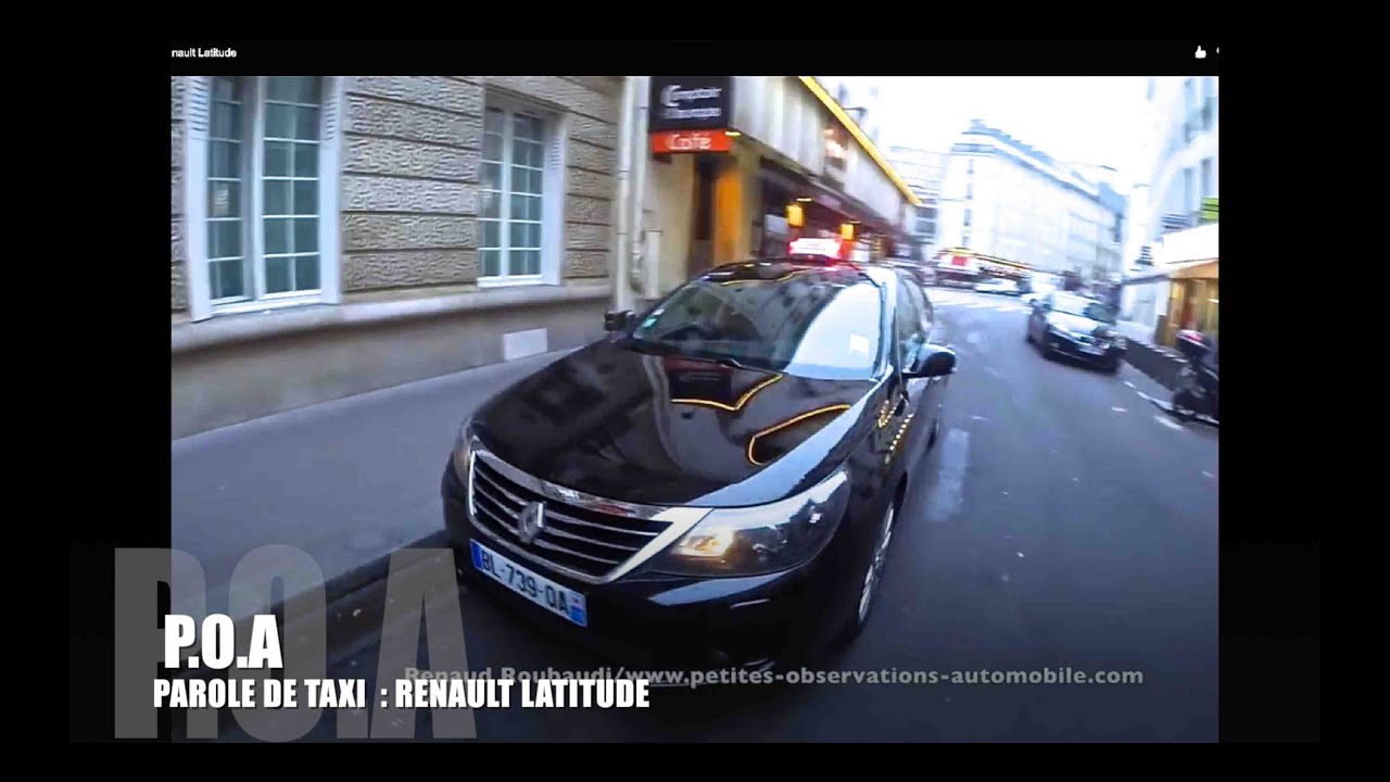 Renault Latitude - Parole de taxi