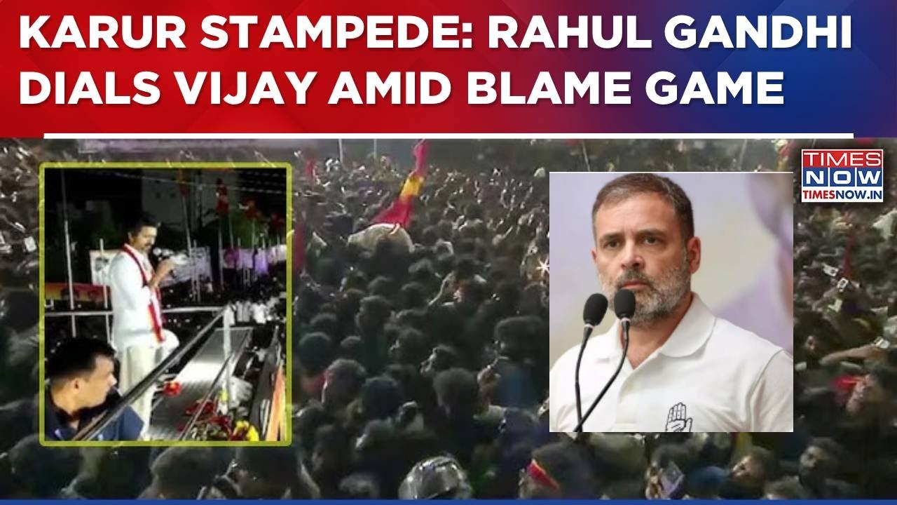 Karur Stampede: Blame Game Begins After Tragedy; Rahul Gandhi Speaks To TVK's Vijay | Ground Report