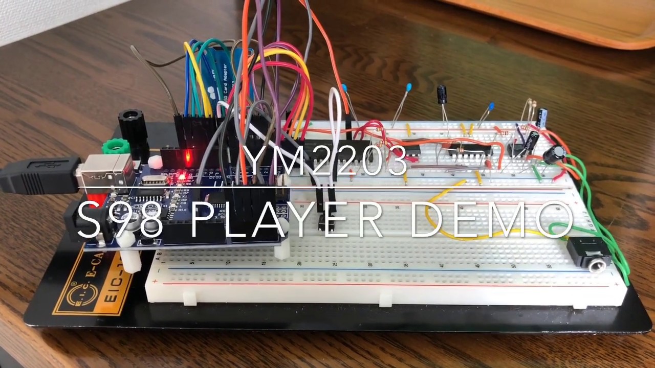 FM Synthesizer YM2203 S98 Player Demo (Ys, Ys2, Sorcerian)