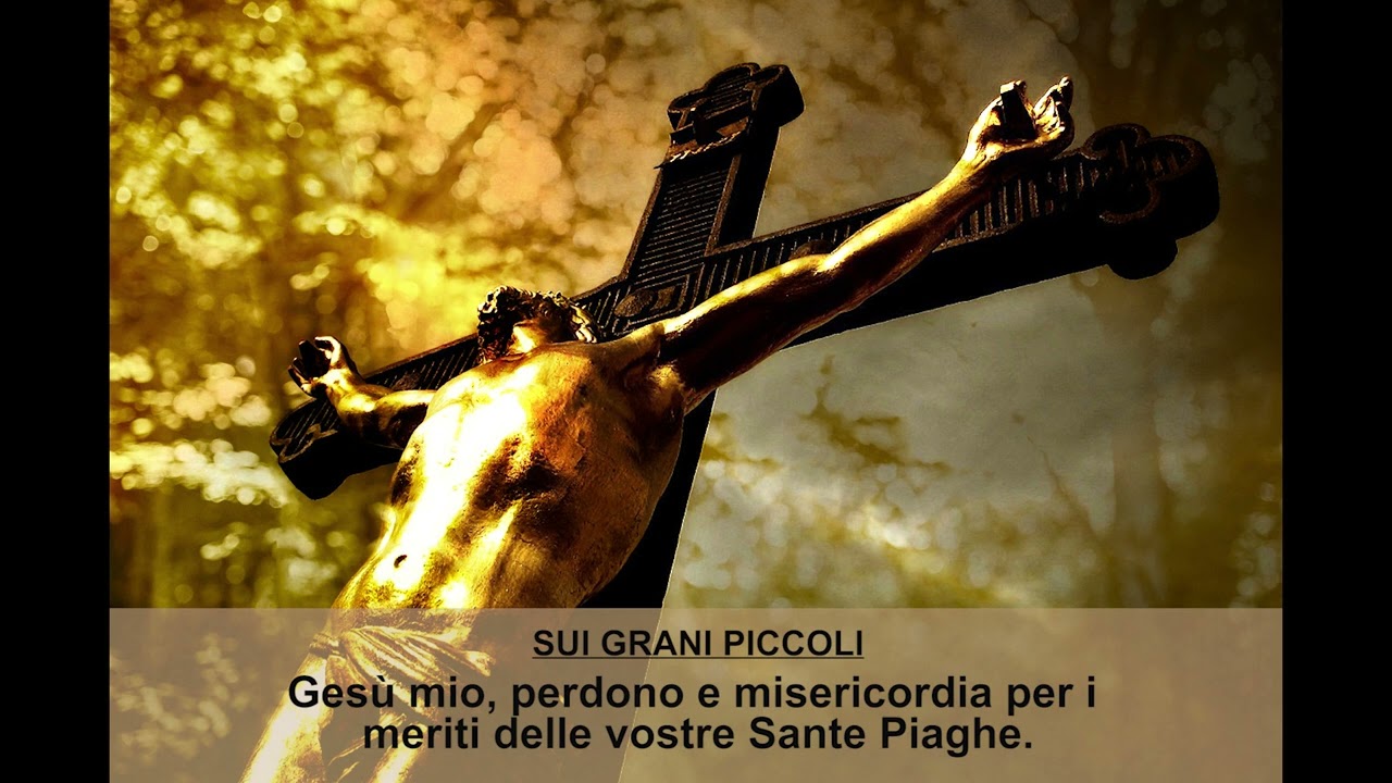 PREGHIERA PER OTTENERE GRAZIE IMPOSSIBILI    coroncina Sante Piaghe di Gesù