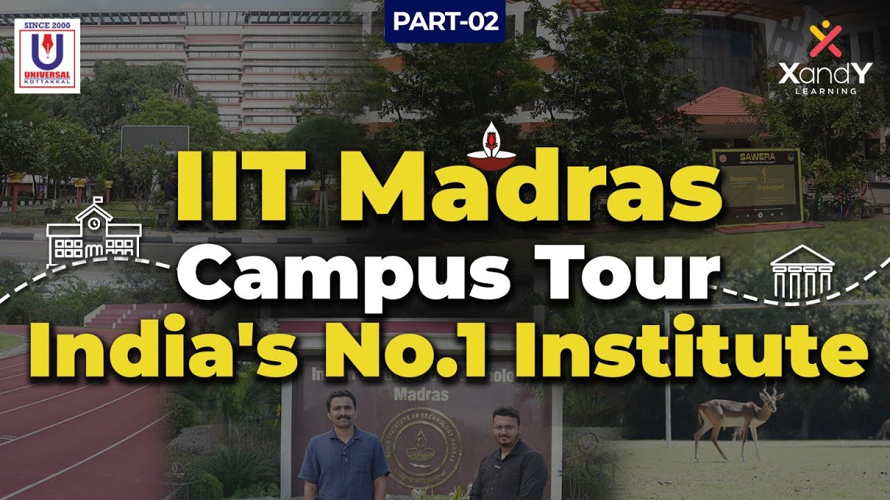 ഇന്ത്യയിലെ No .1 കോളേജ് !  IIT Madras Campus Tour - Part 2 #iitmadras #campustour