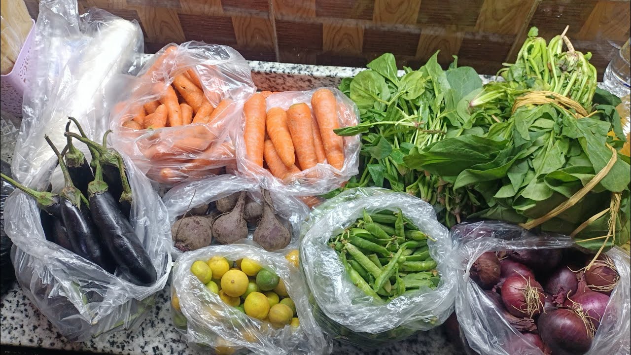كان لازم أنجز وقت👌مشتريات رمضان من الخضار🍅🥕🍋🍆 