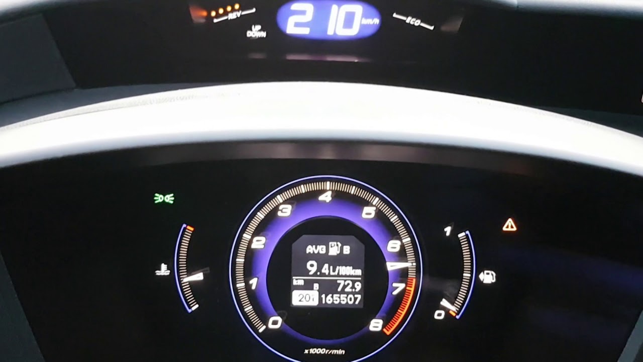 Honda Civic VIII UFO 1.8 Acceleration and Top Speed