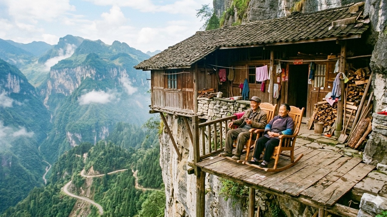 探秘大巴山隐秘独户，跋涉山路艰难抵达，一年仅下山说三次，记录夫妻二人隐世日常！【乡村阿泰】